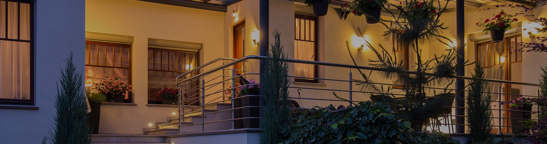 Outdoor home lighting services in San Jose